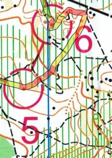 Carte IOF Roche Turpin — interposte 5 → 6